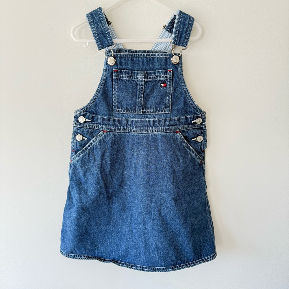 Vintage Tommy Hilfiger Kids Denim Overall Dress
